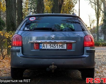 Сірий Пежо 407, об'ємом двигуна 2.2 л та пробігом 368 тис. км за 6500 $, фото 2 на Automoto.ua