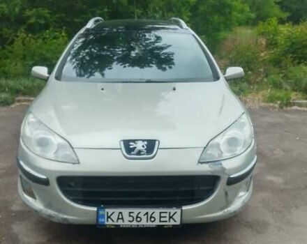 Серый Пежо 407, объемом двигателя 2 л и пробегом 375 тыс. км за 2800 $, фото 1 на Automoto.ua