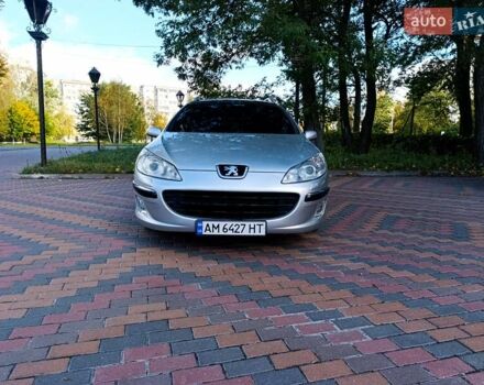 Серый Пежо 407, объемом двигателя 2 л и пробегом 467 тыс. км за 4399 $, фото 3 на Automoto.ua
