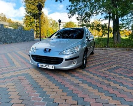 Серый Пежо 407, объемом двигателя 2 л и пробегом 237 тыс. км за 4695 $, фото 1 на Automoto.ua