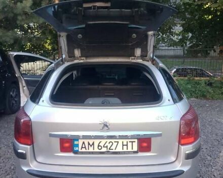 Серый Пежо 407, объемом двигателя 2 л и пробегом 400 тыс. км за 4900 $, фото 6 на Automoto.ua