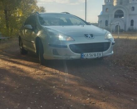 Серый Пежо 407, объемом двигателя 2 л и пробегом 375 тыс. км за 2500 $, фото 1 на Automoto.ua