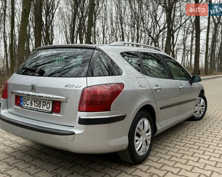 Серый Пежо 407, объемом двигателя 1.56 л и пробегом 299 тыс. км за 3800 $, фото 10 на Automoto.ua