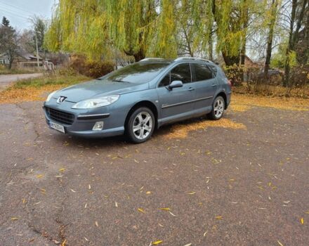 Серый Пежо 407, объемом двигателя 2 л и пробегом 202 тыс. км за 5000 $, фото 1 на Automoto.ua