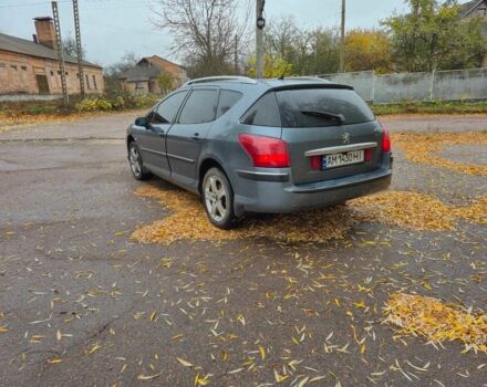 Серый Пежо 407, объемом двигателя 2 л и пробегом 202 тыс. км за 5000 $, фото 7 на Automoto.ua