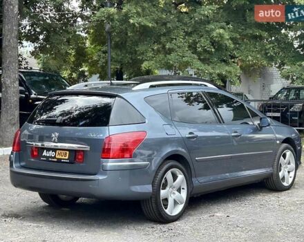 Серый Пежо 407, объемом двигателя 2 л и пробегом 124 тыс. км за 7000 $, фото 6 на Automoto.ua