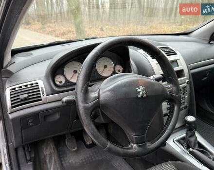 Сірий Пежо 407, об'ємом двигуна 1.56 л та пробігом 298 тис. км за 3799 $, фото 6 на Automoto.ua