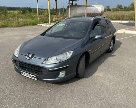 Серый Пежо 407, объемом двигателя 2 л и пробегом 290 тыс. км за 4500 $, фото 1 на Automoto.ua