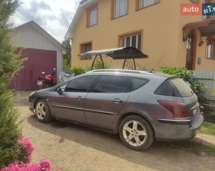 Серый Пежо 407, объемом двигателя 2 л и пробегом 216 тыс. км за 3800 $, фото 3 на Automoto.ua