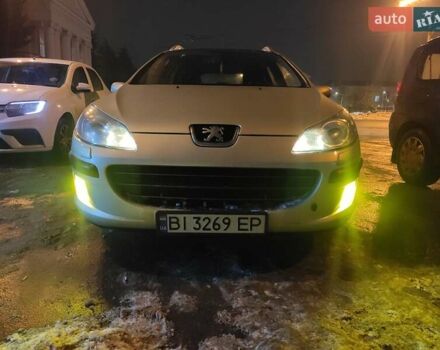 Серый Пежо 407, объемом двигателя 1.75 л и пробегом 230 тыс. км за 6500 $, фото 6 на Automoto.ua