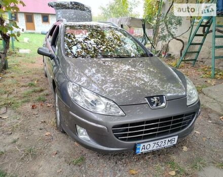 Серый Пежо 407, объемом двигателя 1.6 л и пробегом 230 тыс. км за 5700 $, фото 1 на Automoto.ua
