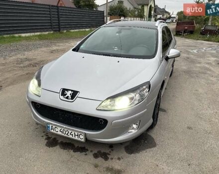 Серый Пежо 407, объемом двигателя 2 л и пробегом 317 тыс. км за 6500 $, фото 22 на Automoto.ua