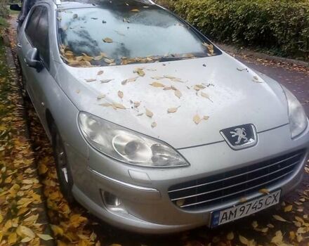 Серый Пежо 407, объемом двигателя 1.56 л и пробегом 295 тыс. км за 4550 $, фото 1 на Automoto.ua