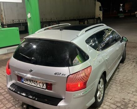 Сірий Пежо 407, об'ємом двигуна 1.6 л та пробігом 293 тис. км за 4350 $, фото 2 на Automoto.ua