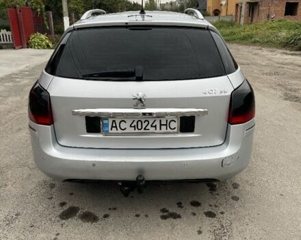 Серый Пежо 407, объемом двигателя 2 л и пробегом 317 тыс. км за 6500 $, фото 4 на Automoto.ua