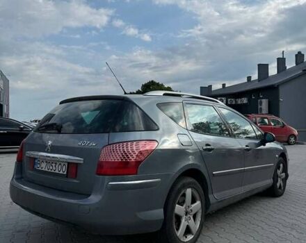 Серый Пежо 407, объемом двигателя 2 л и пробегом 330 тыс. км за 7500 $, фото 1 на Automoto.ua