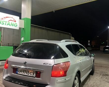 Сірий Пежо 407, об'ємом двигуна 1.6 л та пробігом 293 тис. км за 4350 $, фото 9 на Automoto.ua