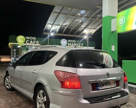 Сірий Пежо 407, об'ємом двигуна 1.6 л та пробігом 293 тис. км за 4350 $, фото 10 на Automoto.ua