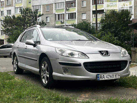 Сірий Пежо 407, об'ємом двигуна 1.6 л та пробігом 290 тис. км за 3750 $, фото 1 на Automoto.ua