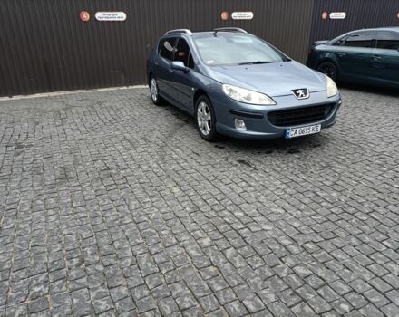 Серый Пежо 407, объемом двигателя 2 л и пробегом 275 тыс. км за 4499 $, фото 1 на Automoto.ua