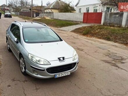 Сірий Пежо 407, об'ємом двигуна 2 л та пробігом 251 тис. км за 4200 $, фото 1 на Automoto.ua