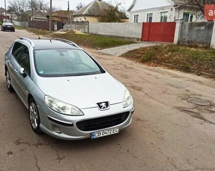 Серый Пежо 407, объемом двигателя 2 л и пробегом 251 тыс. км за 4200 $, фото 1 на Automoto.ua