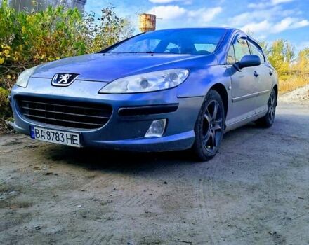 Серый Пежо 407, объемом двигателя 2.01 л и пробегом 370 тыс. км за 5550 $, фото 1 на Automoto.ua