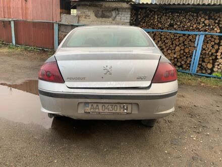 Серый Пежо 407, объемом двигателя 2 л и пробегом 360 тыс. км за 941 $, фото 1 на Automoto.ua
