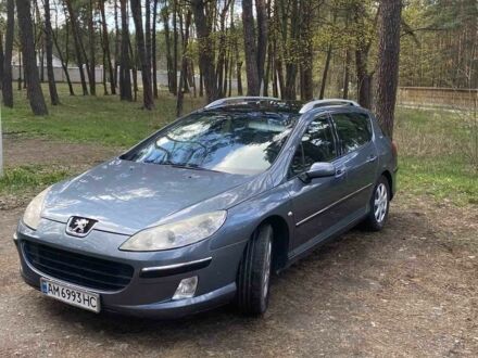 Серый Пежо 407, объемом двигателя 2 л и пробегом 225 тыс. км за 4950 $, фото 1 на Automoto.ua