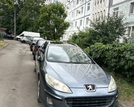 Серый Пежо 407, объемом двигателя 2 л и пробегом 3 тыс. км за 3500 $, фото 1 на Automoto.ua