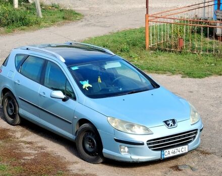 Серый Пежо 407, объемом двигателя 2 л и пробегом 300 тыс. км за 4250 $, фото 1 на Automoto.ua