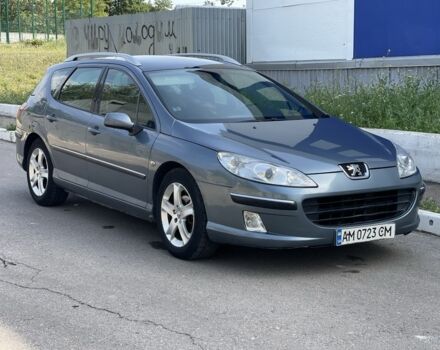 Сірий Пежо 407, об'ємом двигуна 2 л та пробігом 440 тис. км за 4400 $, фото 1 на Automoto.ua