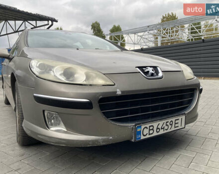 Серый Пежо 407, объемом двигателя 2 л и пробегом 305 тыс. км за 3800 $, фото 1 на Automoto.ua
