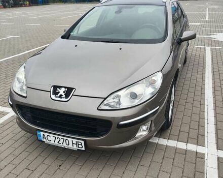 Серый Пежо 407, объемом двигателя 2 л и пробегом 390 тыс. км за 5300 $, фото 1 на Automoto.ua