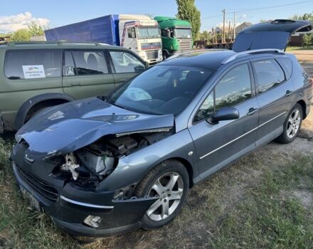 Сірий Пежо 407, об'ємом двигуна 2 л та пробігом 250 тис. км за 999 $, фото 1 на Automoto.ua