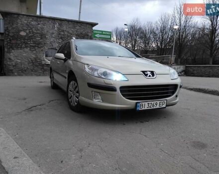 Серый Пежо 407, объемом двигателя 1.75 л и пробегом 230 тыс. км за 6500 $, фото 1 на Automoto.ua