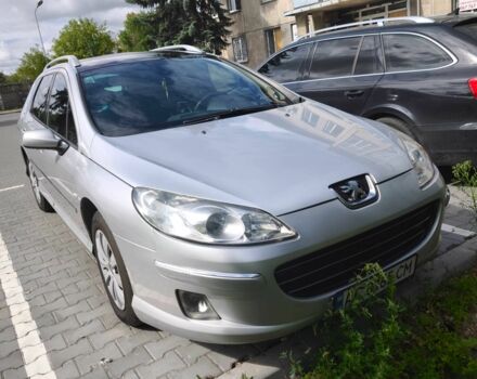 Сірий Пежо 407, об'ємом двигуна 1.6 л та пробігом 325 тис. км за 3900 $, фото 1 на Automoto.ua