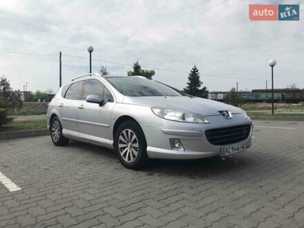 Серый Пежо 407, объемом двигателя 2 л и пробегом 300 тыс. км за 6200 $, фото 1 на Automoto.ua