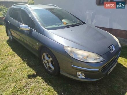 Серый Пежо 407, объемом двигателя 2 л и пробегом 284 тыс. км за 5099 $, фото 1 на Automoto.ua