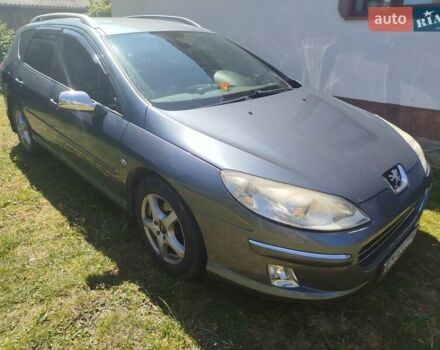 Серый Пежо 407, объемом двигателя 2 л и пробегом 284 тыс. км за 4600 $, фото 1 на Automoto.ua