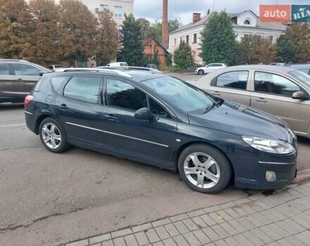 Серый Пежо 407, объемом двигателя 2 л и пробегом 270 тыс. км за 5500 $, фото 1 на Automoto.ua