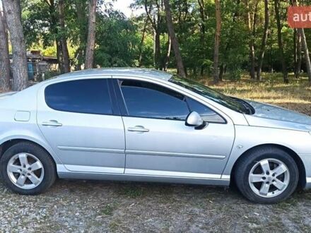 Серый Пежо 407, объемом двигателя 2 л и пробегом 157 тыс. км за 7000 $, фото 1 на Automoto.ua
