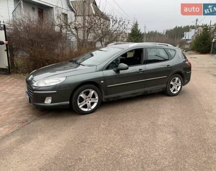 Сірий Пежо 407, об'ємом двигуна 2 л та пробігом 207 тис. км за 4650 $, фото 1 на Automoto.ua