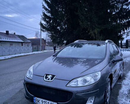 Сірий Пежо 407, об'ємом двигуна 1.56 л та пробігом 369 тис. км за 4500 $, фото 1 на Automoto.ua