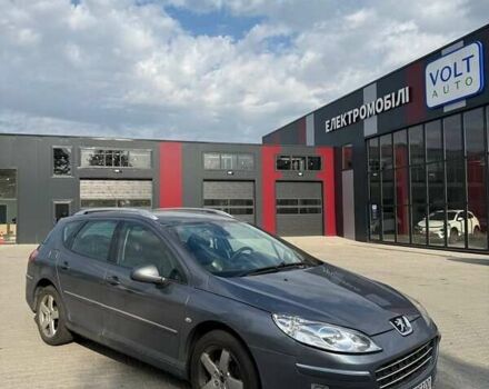 Серый Пежо 407, объемом двигателя 2 л и пробегом 330 тыс. км за 7500 $, фото 1 на Automoto.ua