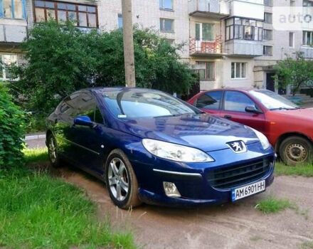 Синій Пежо 407, об'ємом двигуна 2 л та пробігом 280 тис. км за 4800 $, фото 1 на Automoto.ua