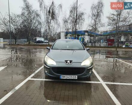 Синій Пежо 407, об'ємом двигуна 2 л та пробігом 255 тис. км за 3850 $, фото 1 на Automoto.ua