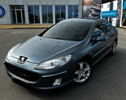 Синий Пежо 407, объемом двигателя 2 л и пробегом 300 тыс. км за 3000 $, фото 1 на Automoto.ua