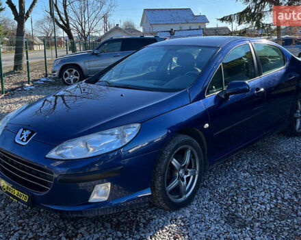 Синий Пежо 407, объемом двигателя 2 л и пробегом 255 тыс. км за 5200 $, фото 2 на Automoto.ua