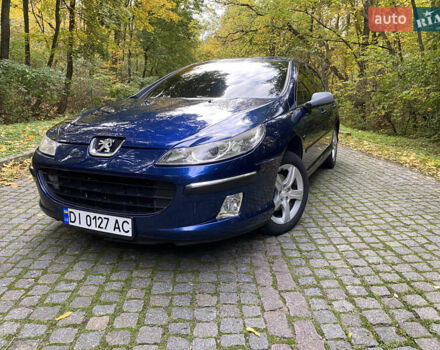 Синий Пежо 407, объемом двигателя 1.8 л и пробегом 315 тыс. км за 4100 $, фото 2 на Automoto.ua